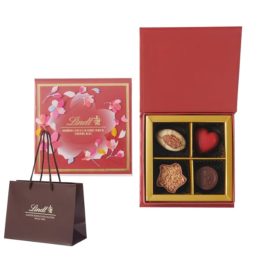 Lindt - 18. リンツ チョコレート 4箱 リンツ クール便 4箱 リンドール アソートセット 3種類選べる